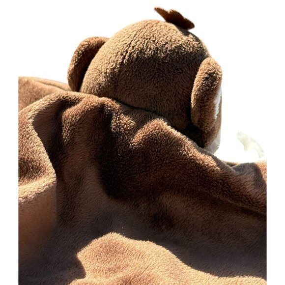 Tiddliwinks Monkey Brown Lovey Blanket Plush Stuffed Security Support Pet Toy - Picture 4 of 13